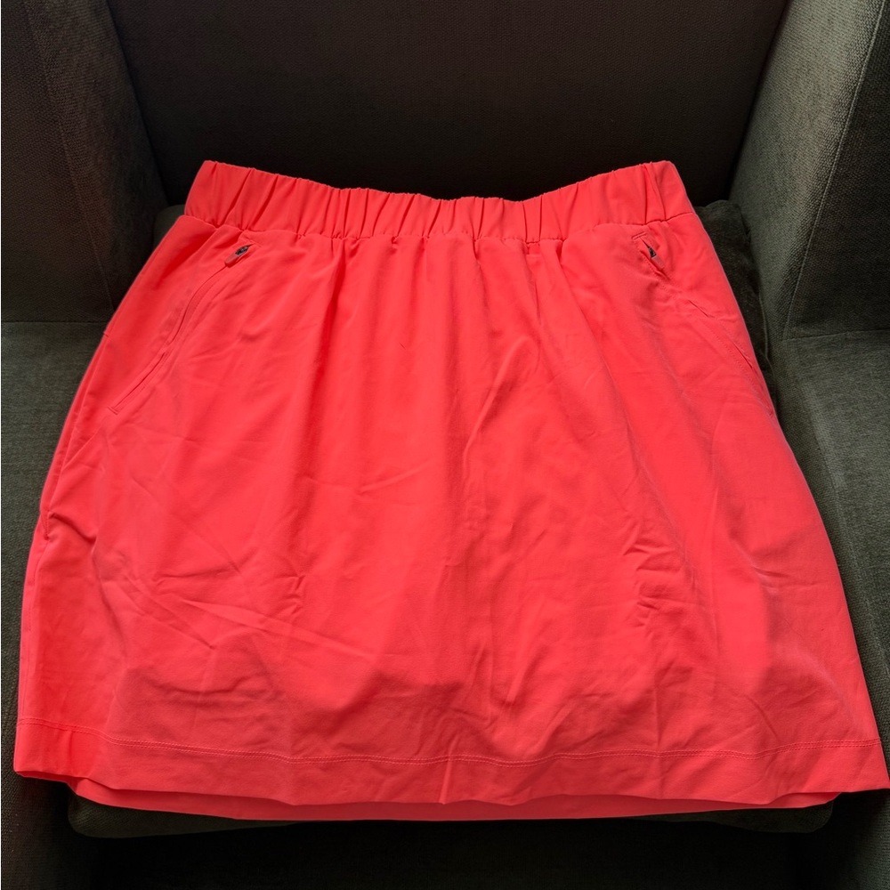 Lou & Grey Highlighter neon orange skort..brand new without tags! Never worn!
